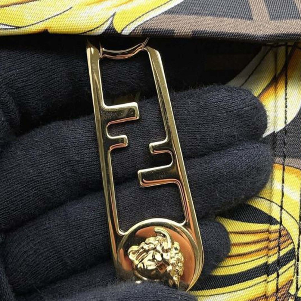 Pre-Loved Fendi Versace Fendace Zucca Nylon Backpack - Picture 8 of 9